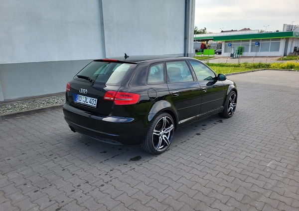 Audi A3 cena 30900 przebieg: 199990, rok produkcji 2011 z Izbica Kujawska małe 67